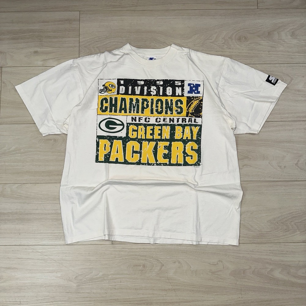 Vintage Green Bay‎ Packers Shirt Men Large Starter NFL Football 90s USA Made